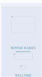Mobile Screenshot of bonniebabies.co.uk
