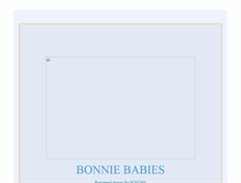 Tablet Screenshot of bonniebabies.co.uk